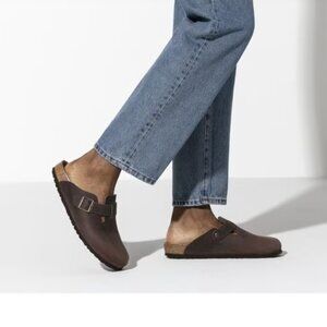 Birkenstock Boston Clogs size 43 - Habana oiled leather